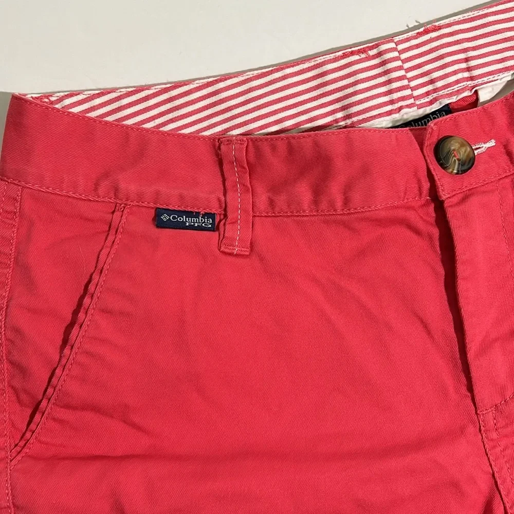 Columbia PFG pink shorts picket size 6 NWOT - Picture 3 of 6